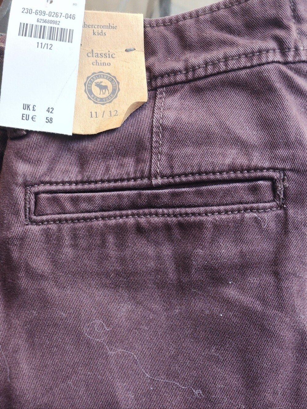 Abercrombie and Fitch kids/NWT womens classic pant